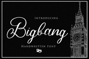 Bigbang: The Vintage Script That Elevates Modern Design