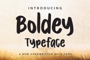 Boldey: A Modern Script Font for a Bold Statement