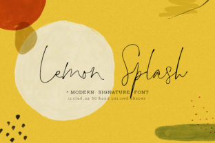 Lemon Splash: A Font with Extraordinary Ligature Effects