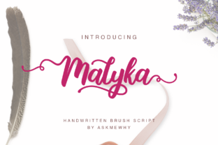 Malyka: The Beautiful Script Font for Elegant Designs