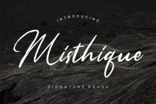 Misthique: The Artful Script with Authentic Charm
