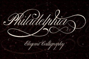 Philadelphia: The Stunning Calligraphy Script for Ages and Everyday Workflows