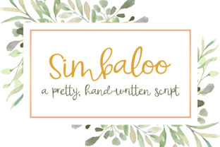 Simbaloo: A Delicate, Hand-Crafted Script for Distinctive Design