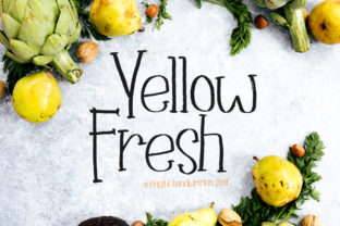 The Sweet and Playful Personality of Yellow Fresh Font